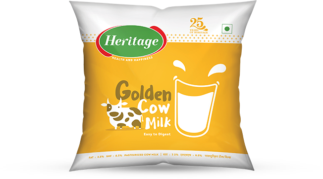 Heritage Golder Cow milk